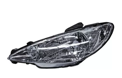 Faro izquierdo Peugeot 206 00-09  Liso VALEO