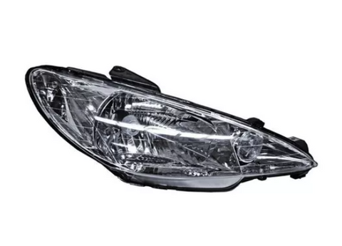 Faro derecho Peugeot 206 00-09  Liso VALEO