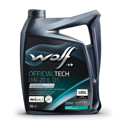 ACEITE DE MOTOR OFFICIALTECH 0W20 IL D1 1L Y 5L
