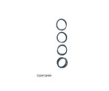 Conjunto De Motor Para Renault R-12 1300 73mm Pistones (Sin juntas de camisa )