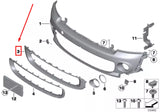 MOLDURA BISEL EMBELLECEDOR INFERIOR CROMADA MINI R56 LCI ,Clubman R55 , Cabrio R57 , Coupé R58 , Roadster R59